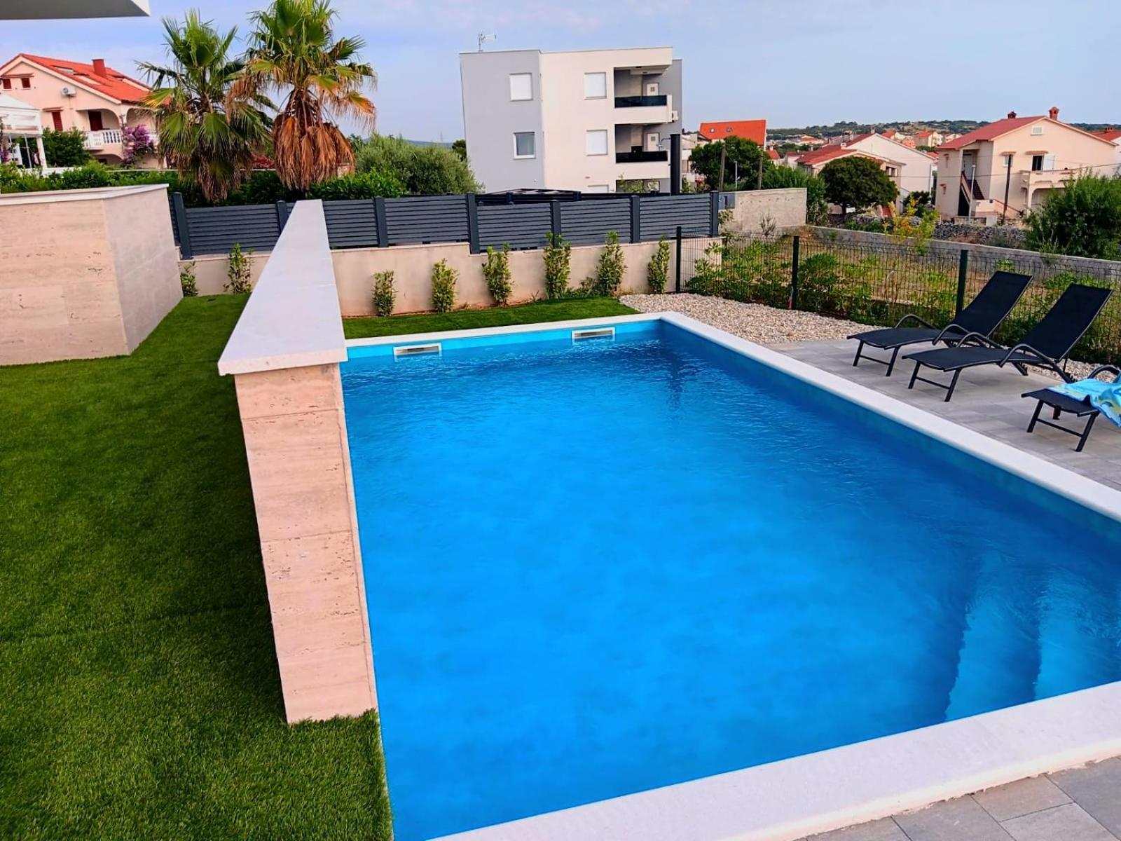 Villa Poseidon Novalja Bagian luar foto